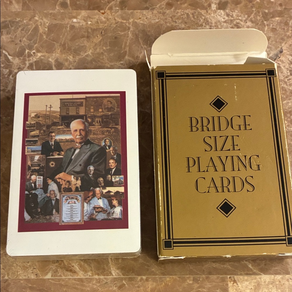 Hoyle Bridge Size Playing Cards with Historical Design New in box USA